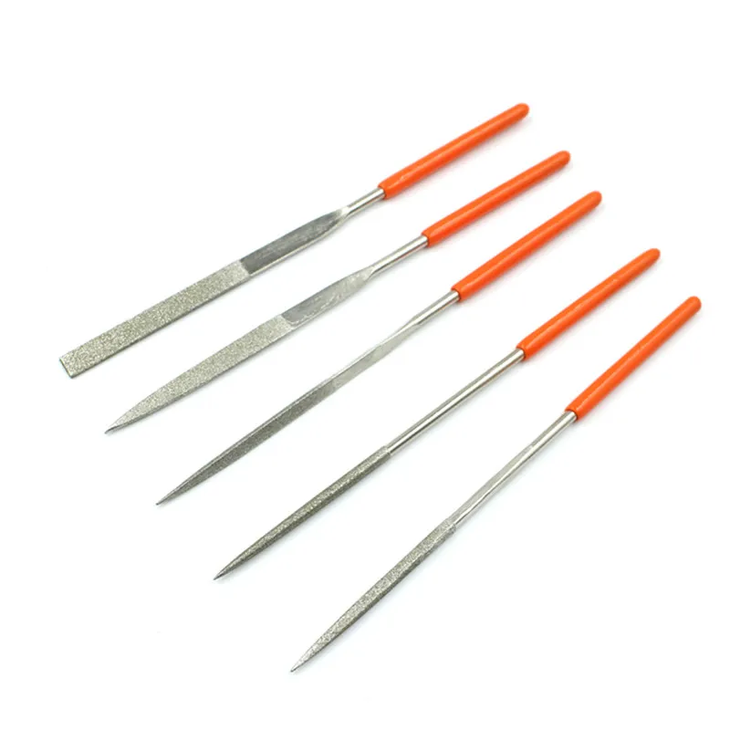 

Diamond Files Wood Carving Craft Tool Steel Needle Files Woodworking Rasp Half Round Triangular Flat Quartet