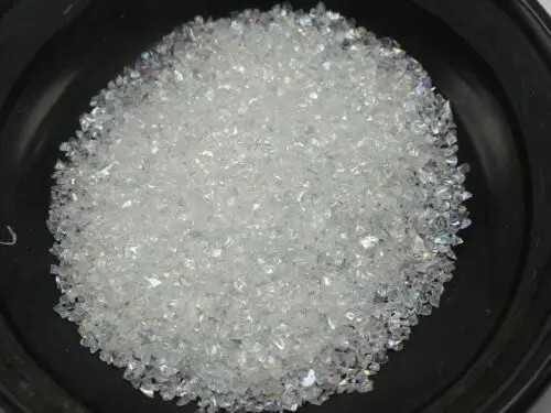 45 г стекла дробленые чипсы неправильной формы для ногтевого дизайна + коробка