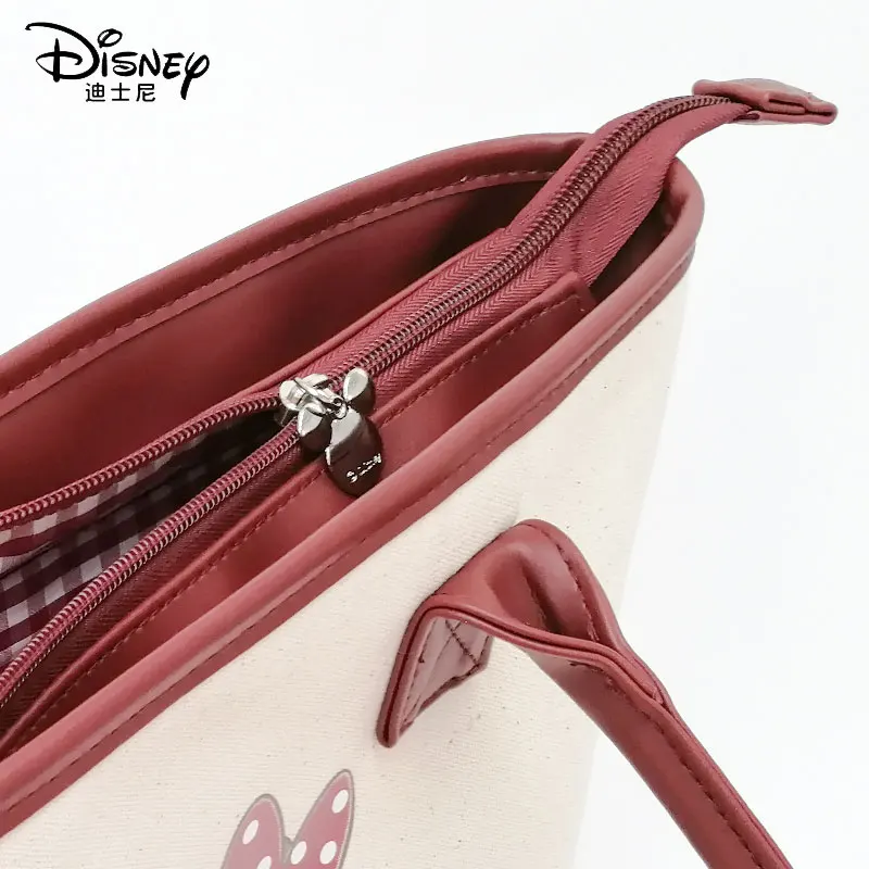 Роскошная Холщовая Сумка Disney с Минни дизайнерская дамская сумочка на плечо