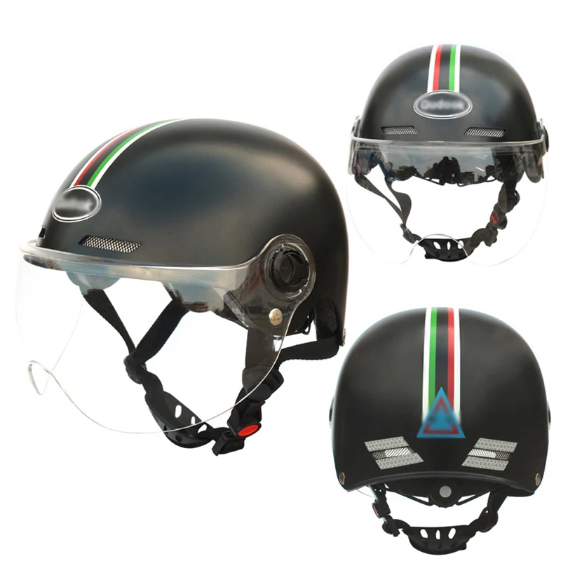 Модный мотоциклетный шлем ветрозащитный телефон скутер велосипед мотоцикл