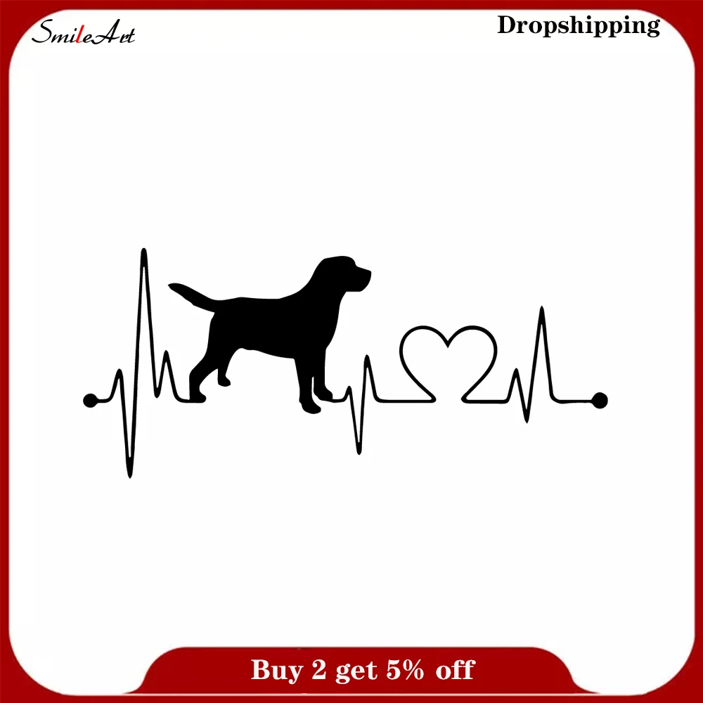 Классическая водостойкая Наклейка на стену с ЭКГ Настенный декор ПВХ наклейки