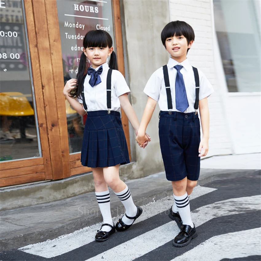 4 шт. Детская Хлопковая клетчатая юбка в шотландскую клетку|Школьная форма| |