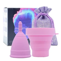 feminine hygiene women cup medical silicone menstrual cup copa menstrual reusable foldable cup for women menstrual period