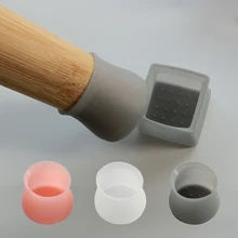 4 Pcs/Set Silicone Table Chair Leg Cap Pad Furniture Non-slip Table Feet Cover Protection Bottom Cover Pads Wood Floor Protector (3)