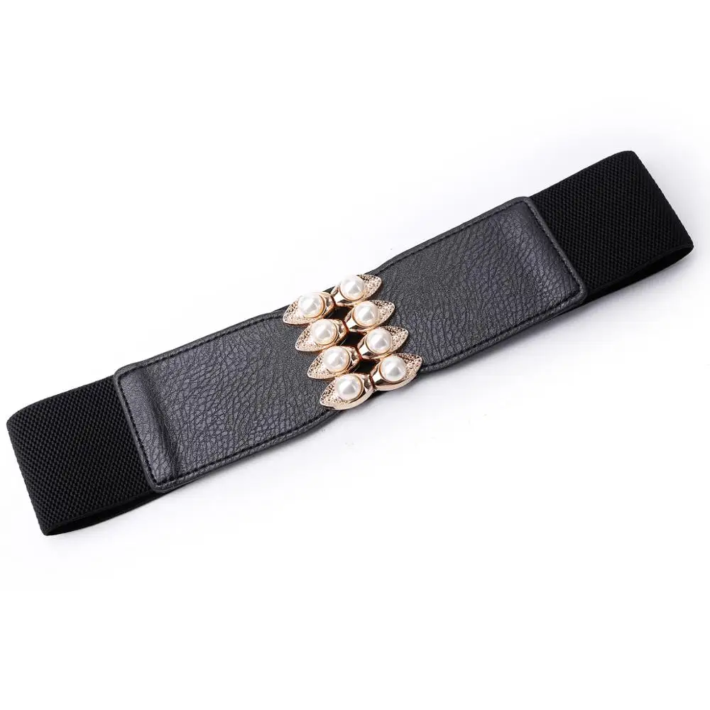 Модный женский широкий эластичный пояс кожаный пояс|Женские ремни| |