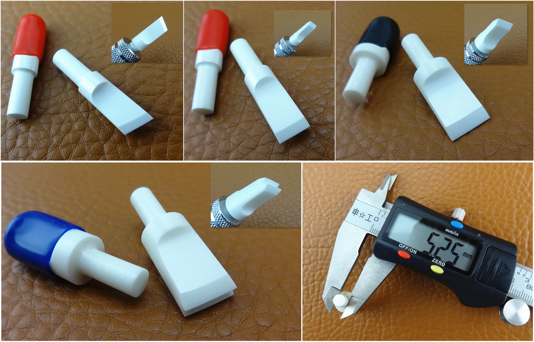 1 Набор кожаных поделок с двойным подшипником поворотный нож для резьбы + 6 шт.