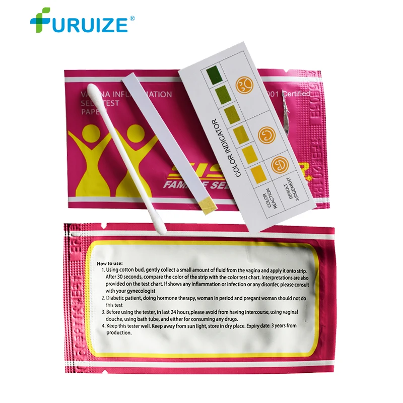 10 шт. женская карта для самостоятельного тестирования гинекологический тест на