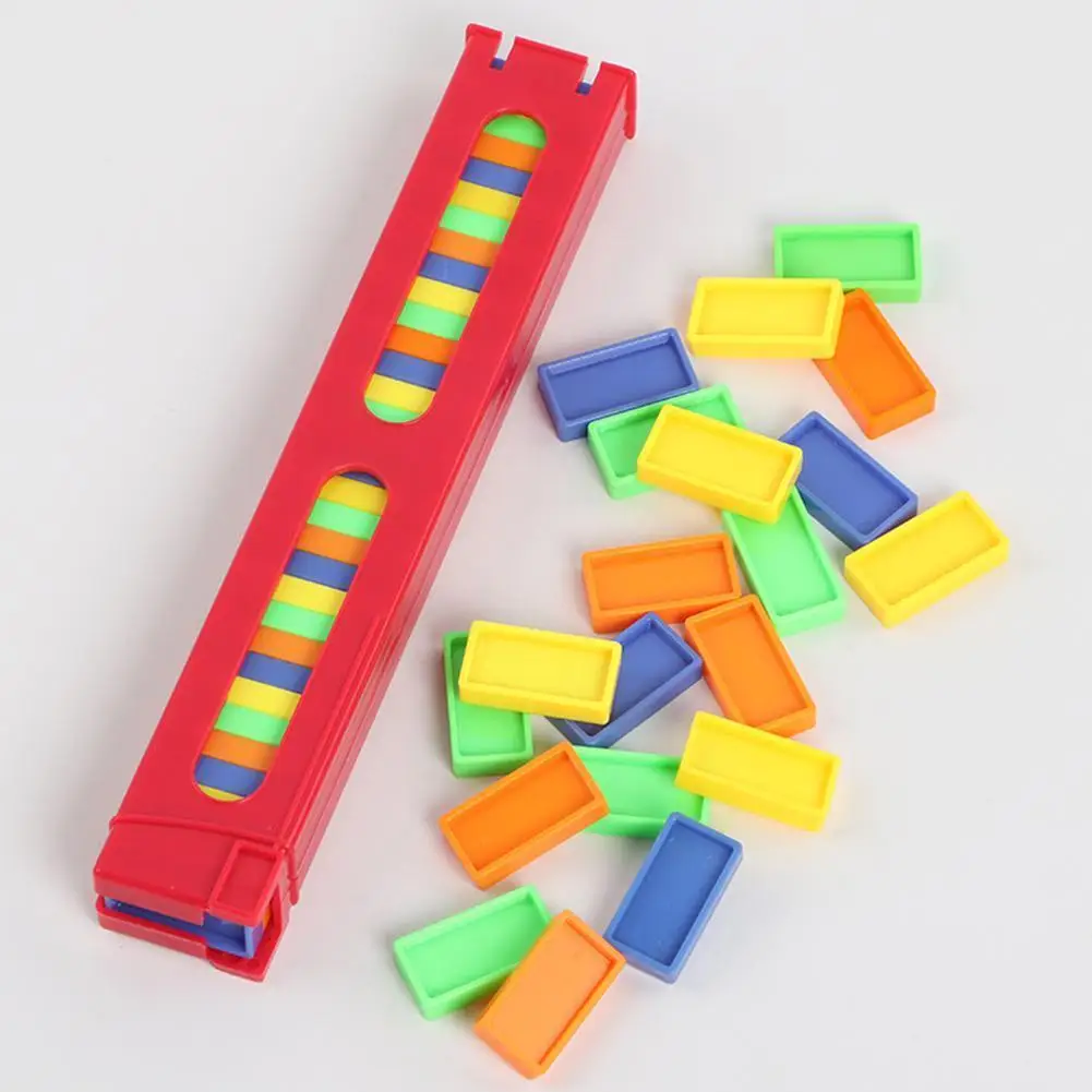 1pcs Dominoes Bricks Electric Train Model Toy Accessories Building Blocks Colorful Dominoes Block Game Educational DIY Toy Gift