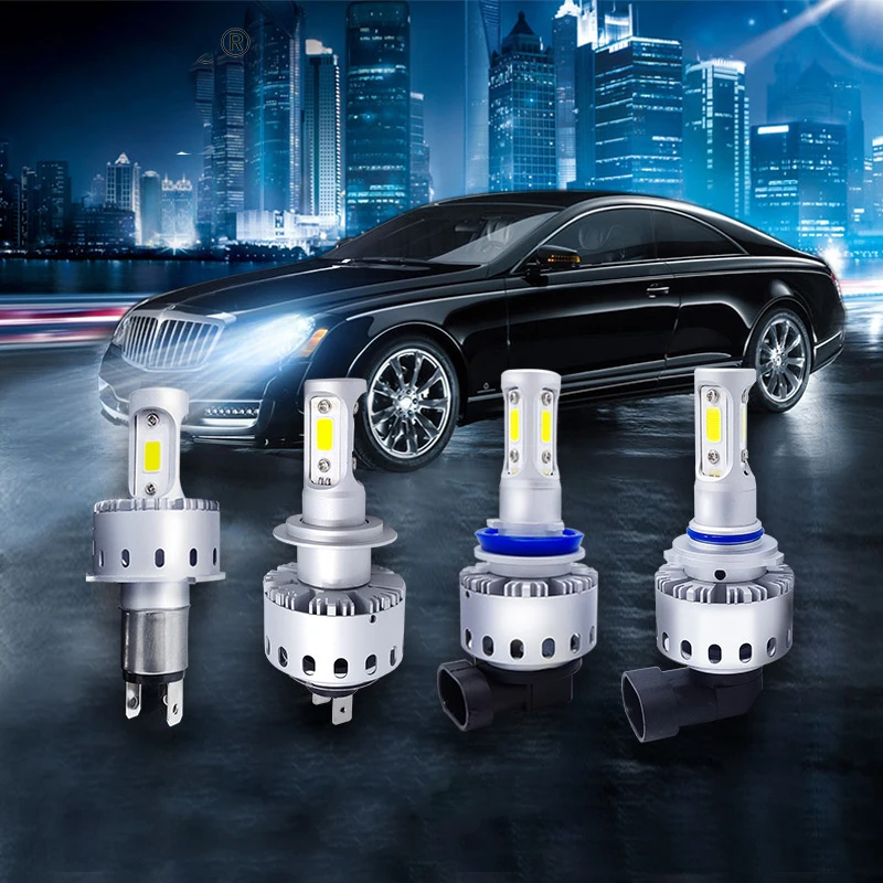 2 шт. Автомобильные светодиодные лампы h8 h11 9005 hb3 90 Вт/комплект|Передние LED-фары для