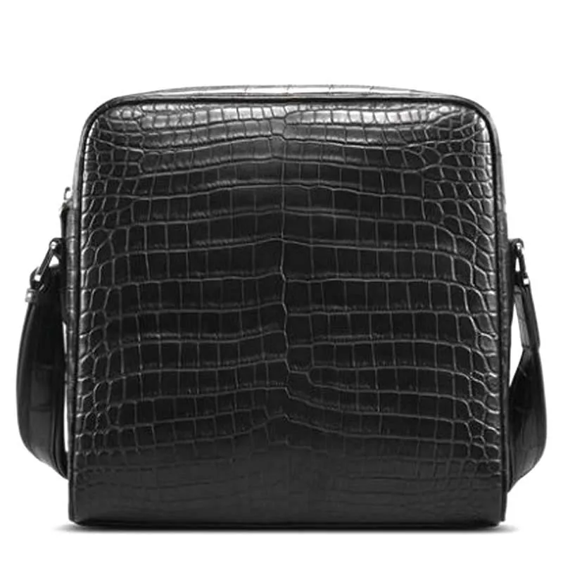 

Cestbeau, африканская Нильская крокодиловая кожа, мужская сумка на одно плечо, наклонная, повседневная, Универсальная кожаная мужская сумка