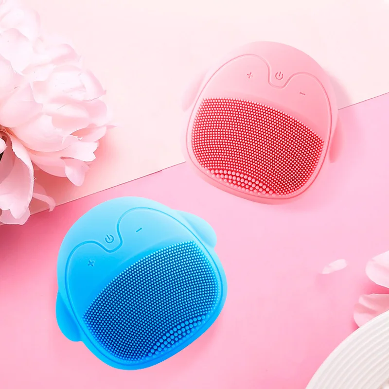 Креативный силиконовый инструмент для чистки лица электрический мытья