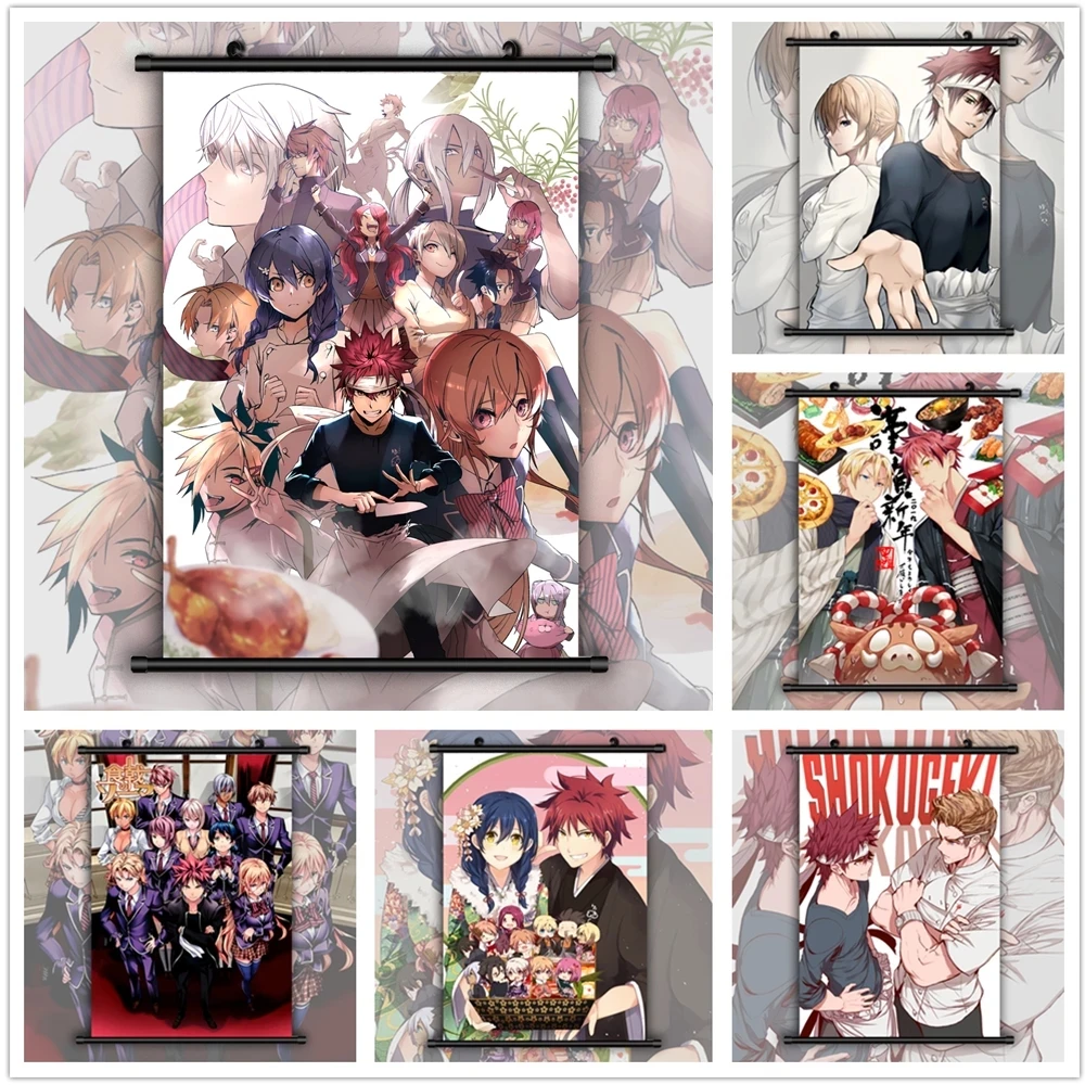 Домашний декор Shokugeki No Soma Souma настенная живопись Алиса Пластиковые Висячие