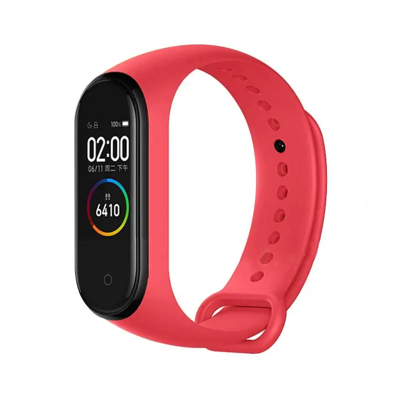 Smart Bracelet For Xiaomi on Mi Band 3 4 Silicone Strap MiBand 4 Bracelet Miband 3 Wriststrap For Xiaomi Mi Band 4 Wrist Strap