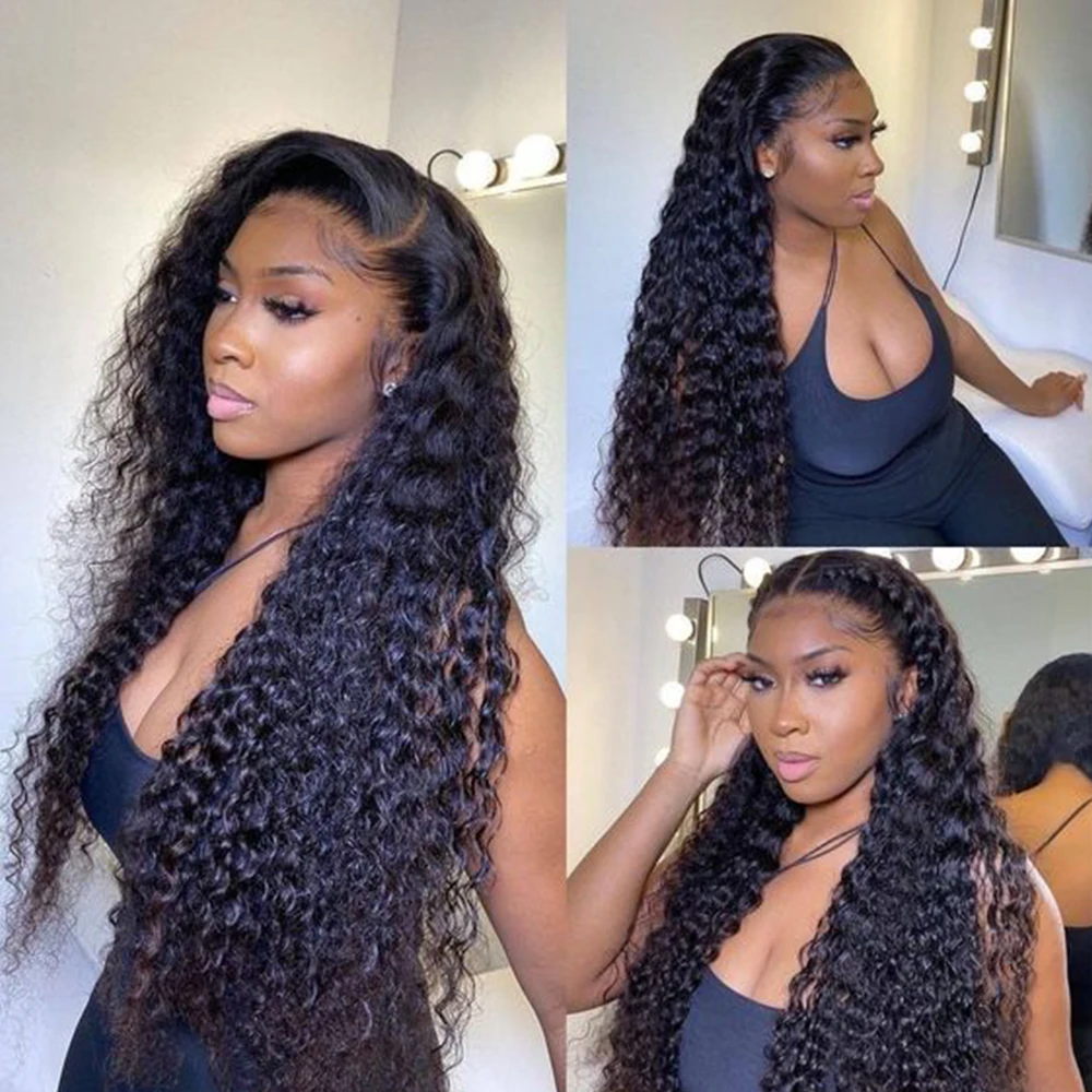 

Hd Lace Frontal Wig Deep Wave Frontal Wig 30 Inch Lace Front Wig 13x6 Lace Front Wig Transparent Lace Wigs Frontal Wig Human Hai