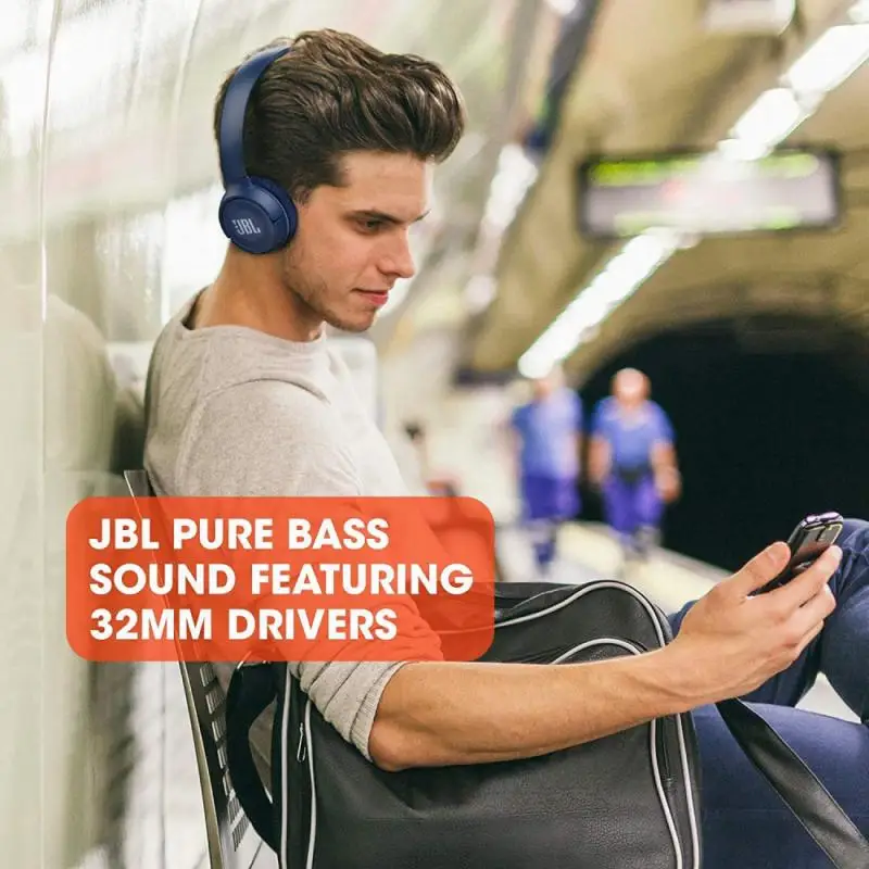Оригинальные беспроводные Bluetooth-наушники JBL 450BT Спортивная игровая гарнитура с