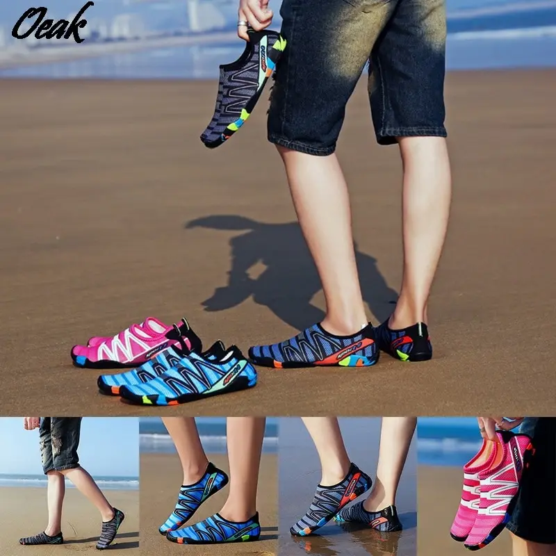 Кроссовки для мужчин и женщин быстросохнущие пляжа воды любителей рыбалки