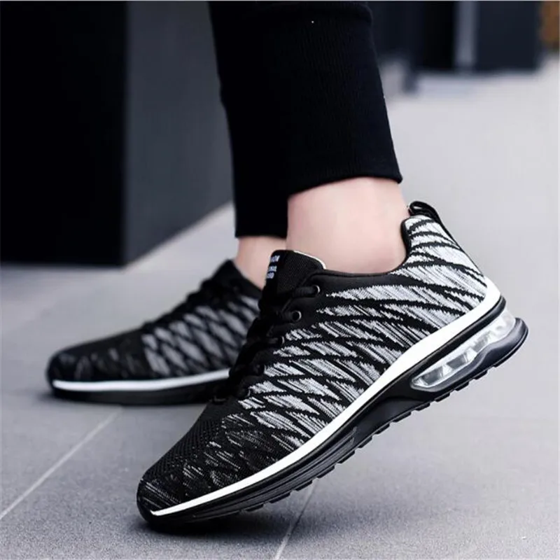 Men's shoes spring and autumn new trend wild sneakers casual breathable mesh street fashion white | Обувь