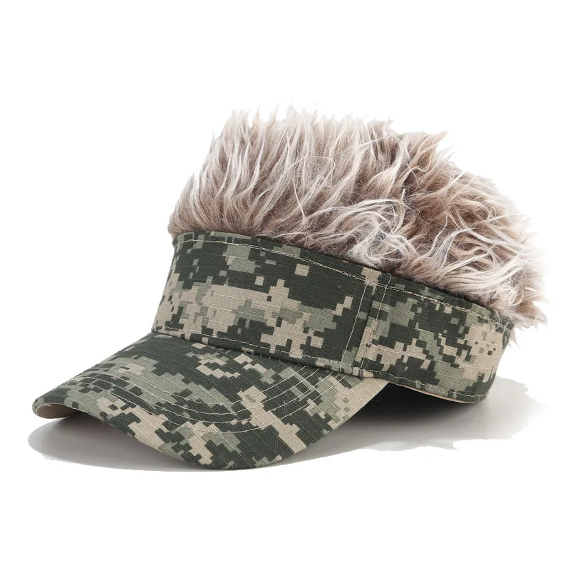 

New Wig Camouflage Baseball Cap Men's Street Trend Cap Women's Leisure Golf Cap