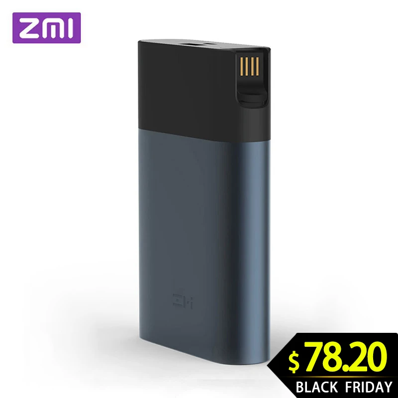 ZMI 4G Wifi роутер 10000 мАч Внешний аккумулятор 3g 4G LTE Мобильная точка доступа 10000 мАч QC 2,0 Быстрая зарядка аккумулятор внешний аккумулятор