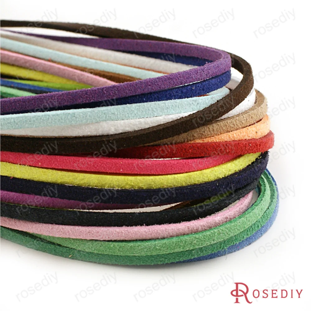 

Wholesale Length 1M Width 2.5mm Thickness 1.5mm Multi Colors Quadrate Imitation Leather Cord Rope Diy Findings 10 pieces(JM4734)
