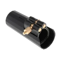 soprano saxophone mouthpiece gold plated ligature and cap cover sax parts