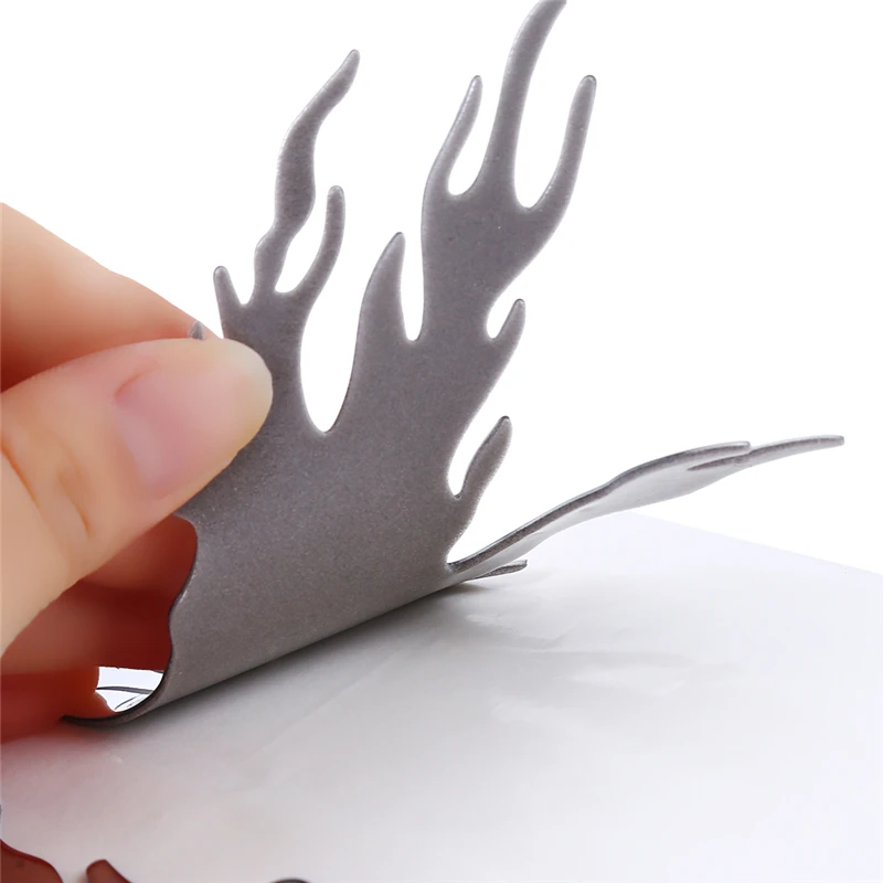 2 шт./пара 3D Серебро Хром Призрак череп голова Авто Мото Стикеры стайлинга