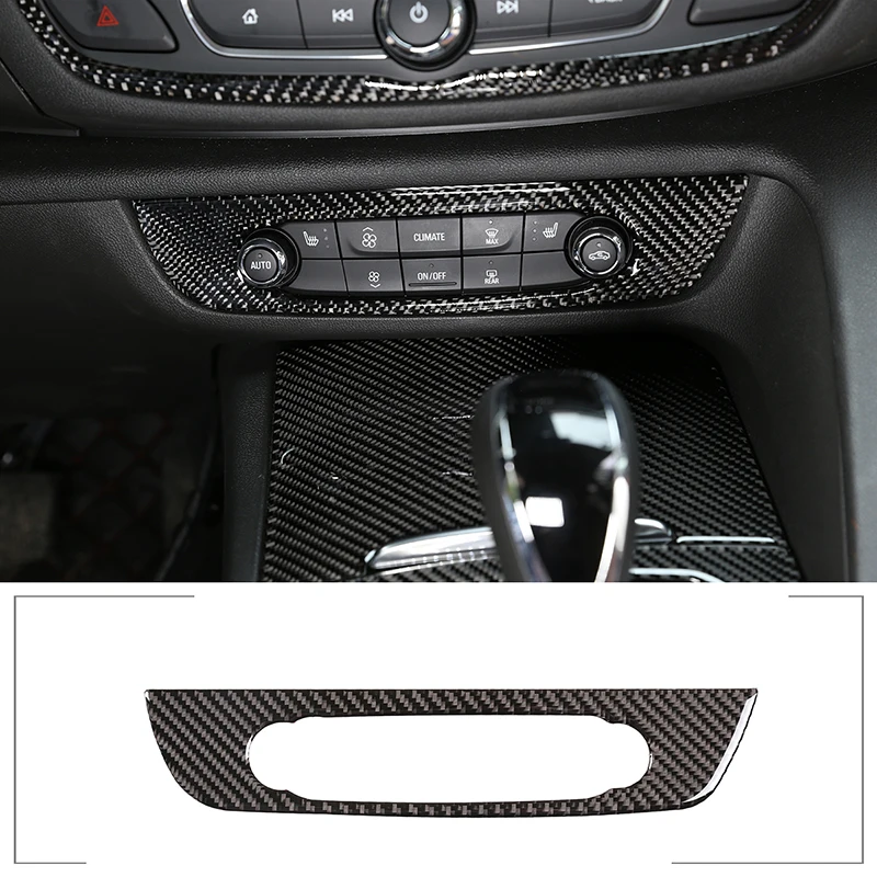 

Car Interior Carbon Fiber Central Control Air Outlet Vent Frame Cover Trim Accessories For Buick Regal 2017-2020