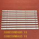 5 комплектов = 45 светодиодный т. светодиодных лент для подсветки TCL L55P3CUS LVU550ND1L cd9w27 55BC7600 55U6780C 4C-LB5504-HR17J HR18J 55HR330M04B5 V4