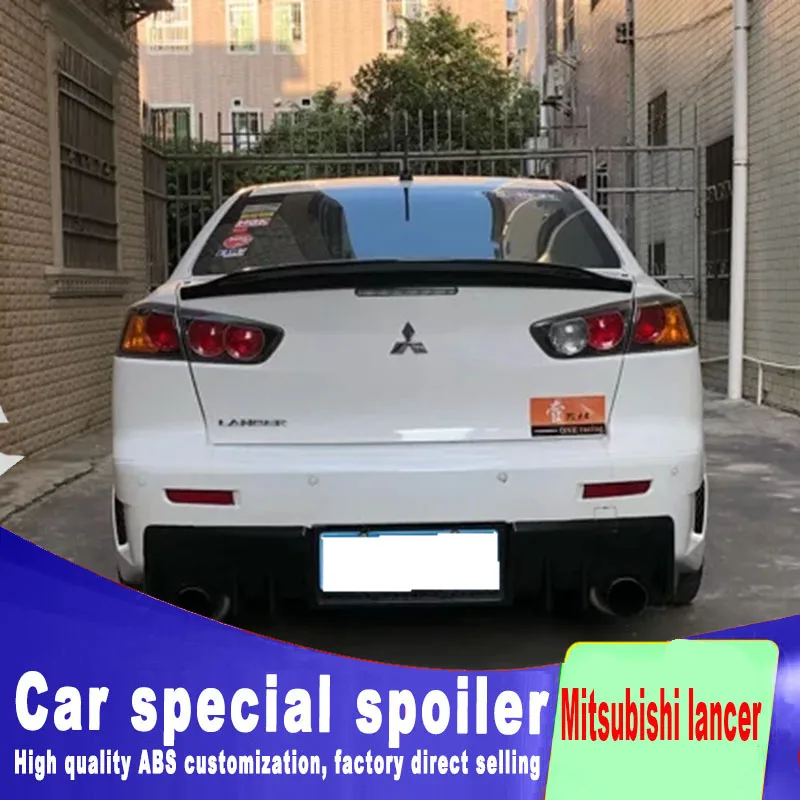 2010 2011 2012 2013 2014 2015 2016 аэродинамический обтекаемый спойлер для Mitsubishi lancer