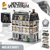 613001 moc 30628 doctor stranges sanctorum sanctum showdown with led 6564pcs building blocks bricks toys kids toys