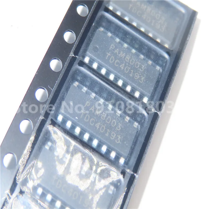 

5PCS/lot PAM8003 PAM8003DR SOP16 SOP-16 In Stock