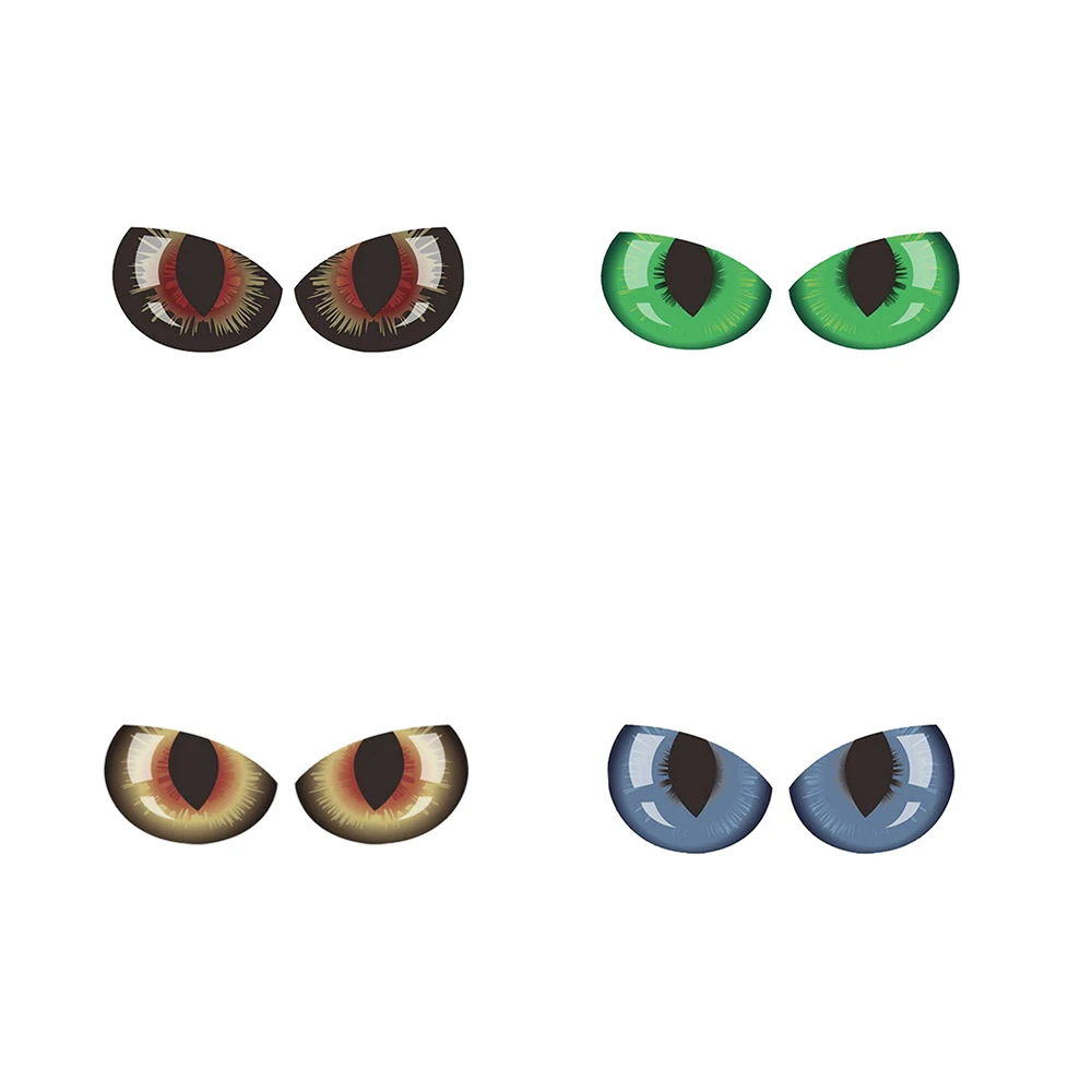 3D имитация стерео мультфильм отражающее зеркало заднего вида Автомобильная