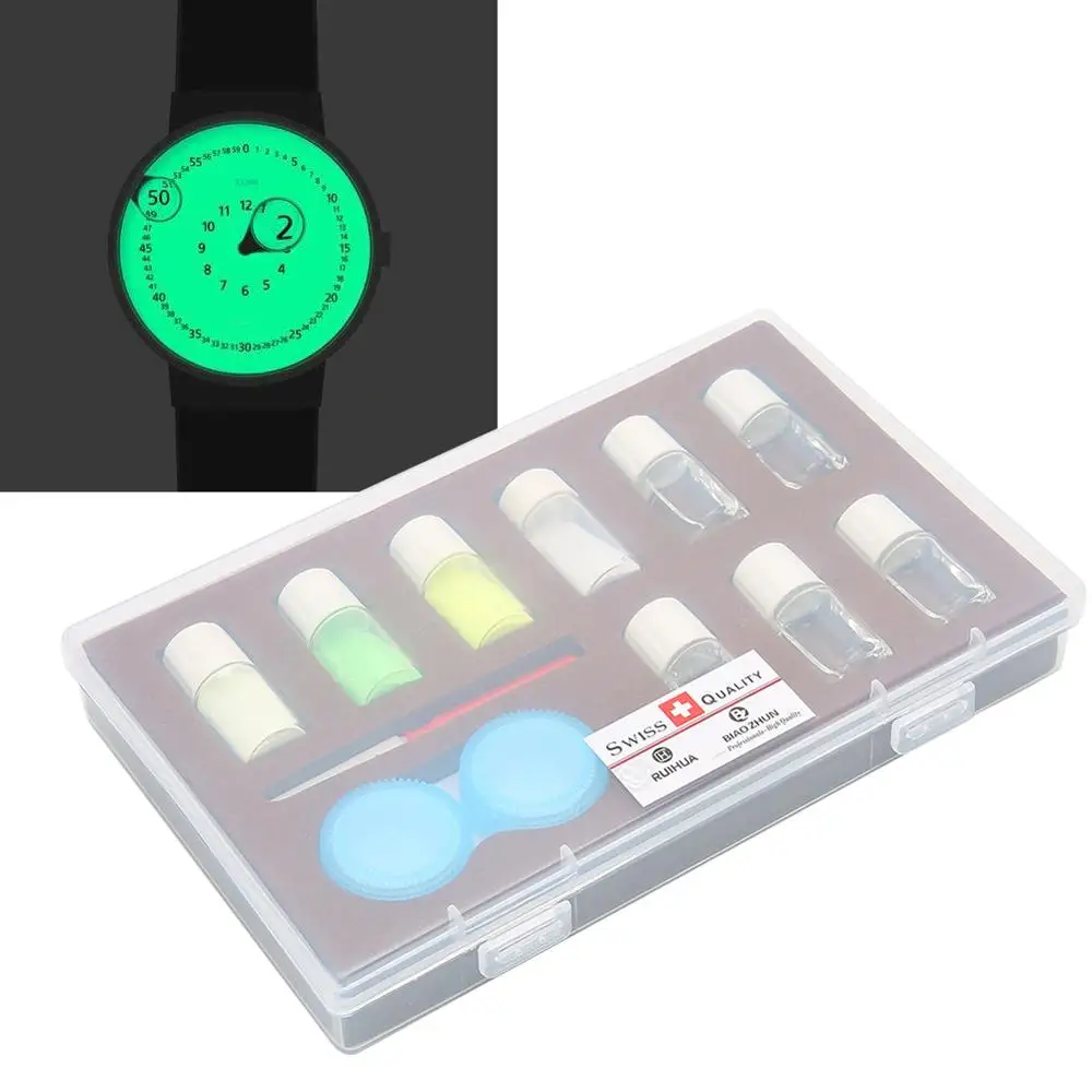 Набор часов инструмент для ремонта аксессуары часовщика 4 цвета светящийся