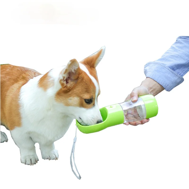 

Portable Outdoor Pet Cups Hanging Portable Water Food Cup Dog Water Bottle Cat Tableware Pet Drinking Bowl