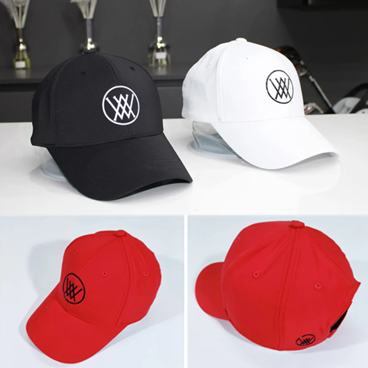 Кепка для гольфа быстросохнущая дышащая моющаяся 3 цвета мужская женская