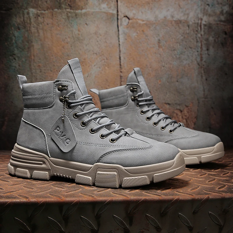 Роскошные армейские ботинки из микрофибры и нубука для треккинга сапоги