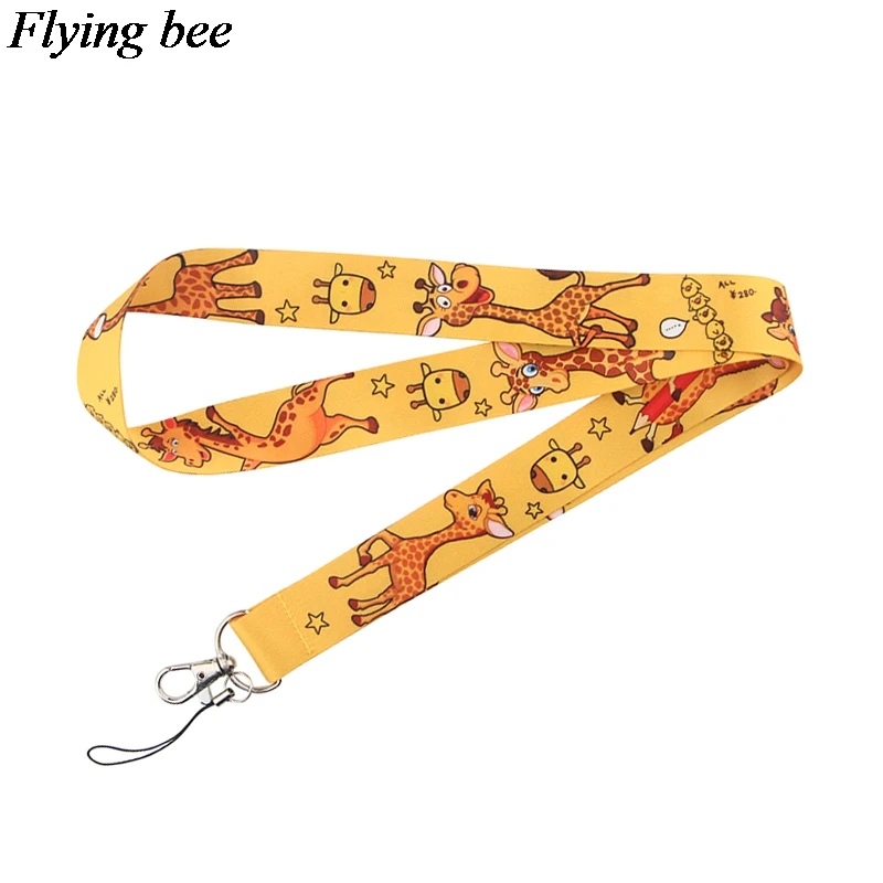 Ремешок для Телефона Flyingbee с изображением животных брелок в виде жирафа женский