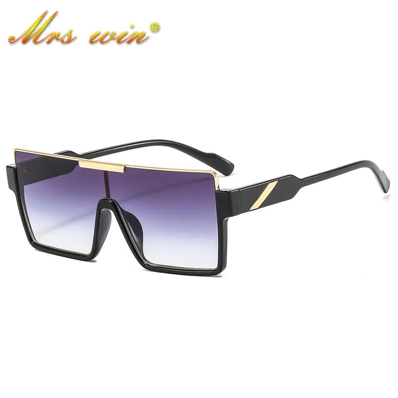 

2021 New Elegant Fashion Couples Sunglasses Personality Conjoined Frame Classic Trendy Men's Street Glasses Oculos De Sol UV400