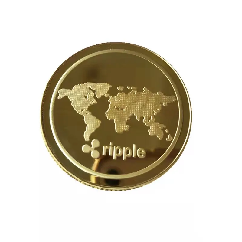 Монеты с золотым/серебряным покрытием 10 шт. декоративные креативные волнистые