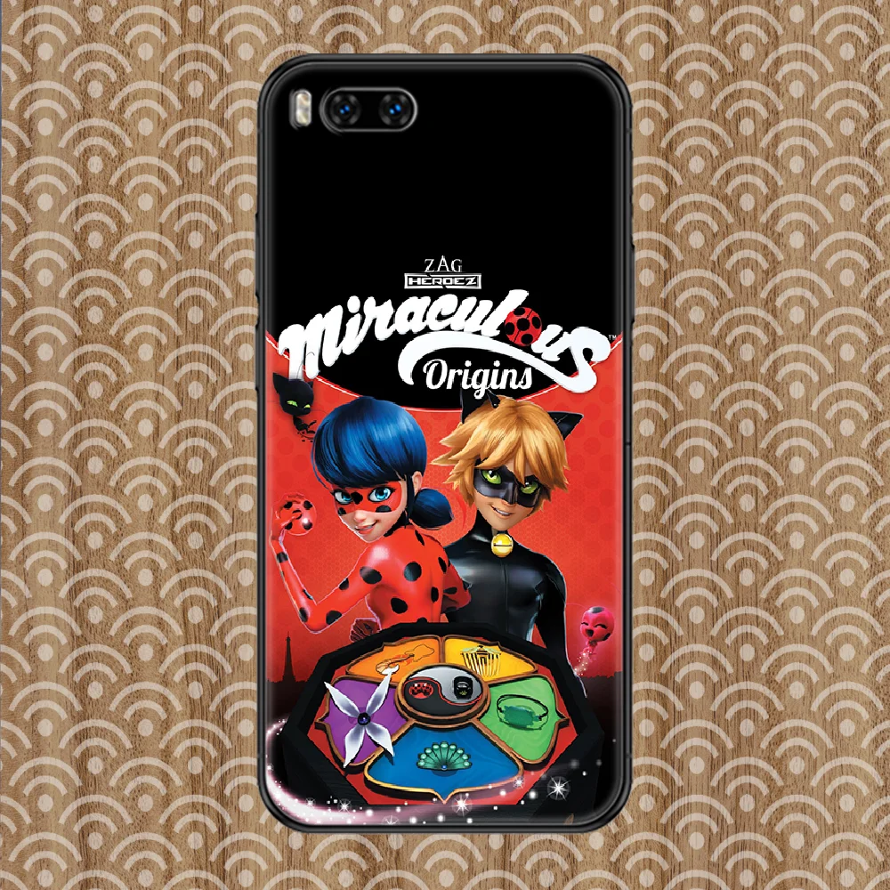 

Ladybugs Girl Phone case For Xiaomi Mi Max Note 3 A2 A3 8 9 9T 10 Lite Pro Ultra black trend prime silicone back art cover 3D