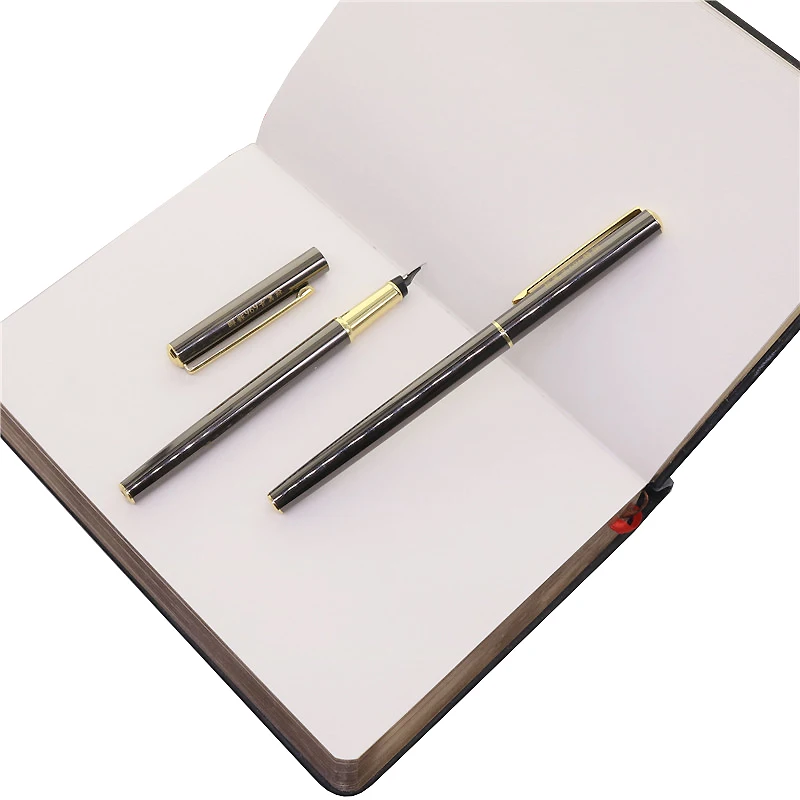 

Pure Metal 0.38mm Extra Fine Fountain Pen Fine Gift PenSstudent School Office Writing Pen Business Signature Pen
