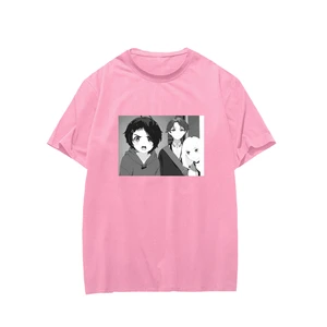 Wonder Egg Priority T-shirt Solid Short Sleeve Anime Cosplay Crewneck Loose Casual Men Women Streetwear Sweet Tee 2021 Top