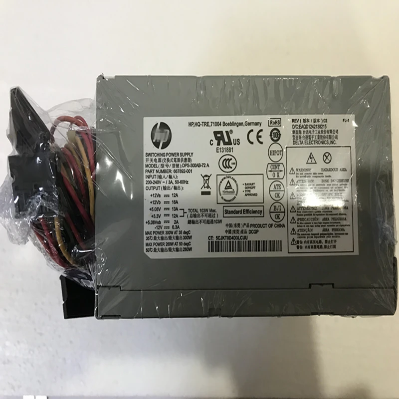 Блок питания для hp 285 570 480 400 498 600 800 G1/2/3/4 Питание DPS-300AB-72 B D11-300P1A DPS-300AB-72 в FH-XD301MYF-1 PCB230