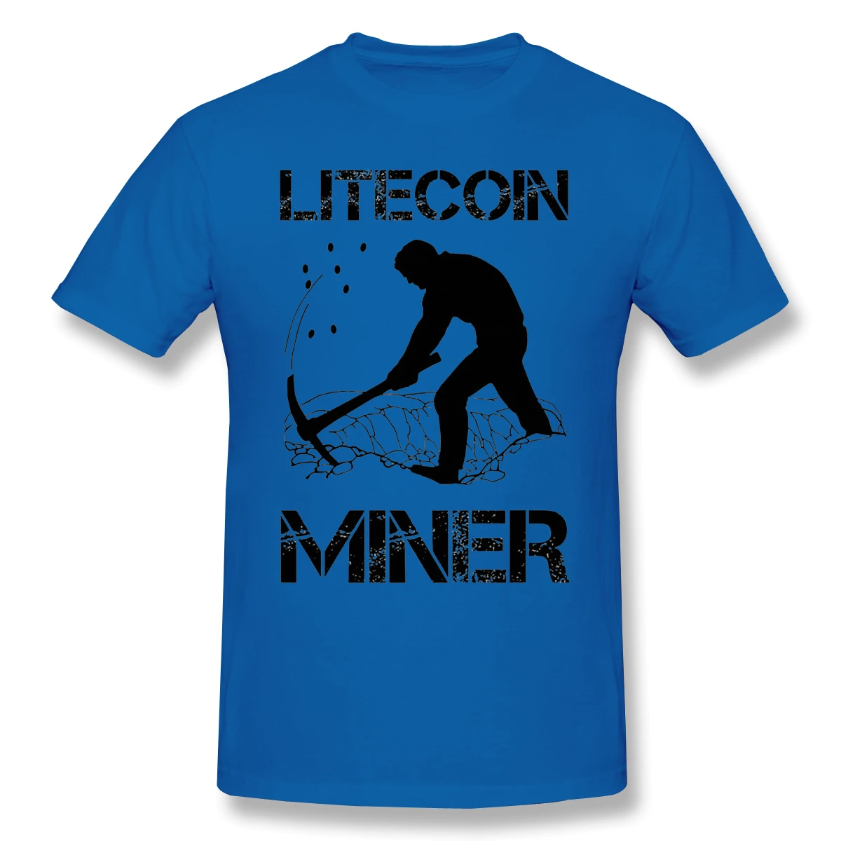 

Bitcoin 2020 New Arrival T-Shirt Litecoin Mining Is Serious Cryptocurrency Crewneck Cotton for Men