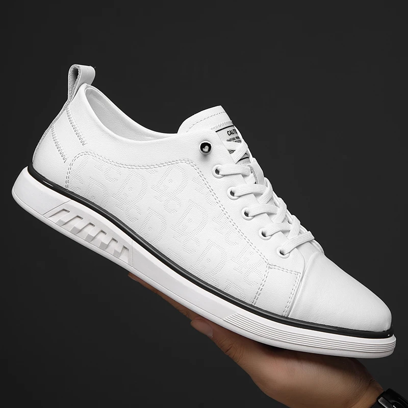 

Luxury Microfiber Men's Shoes Outdoor Breathable Man's Casual Shoes Hand Sewing Upper Sports Sneakers Shoes Flat Shoes For Men