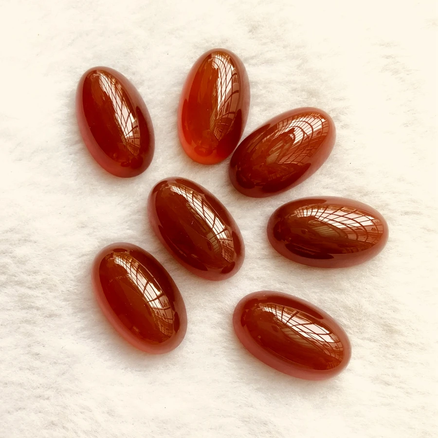 Оптовая продажа 4 шт./лот красные сердолические Агаты кабошоны 15x22x8 мм 16x26x10 17x28x12