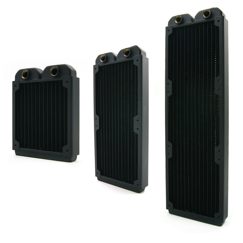 Цветной компьютерный радиатор медный охлаждающий водяной ряд 28 мм 120X для