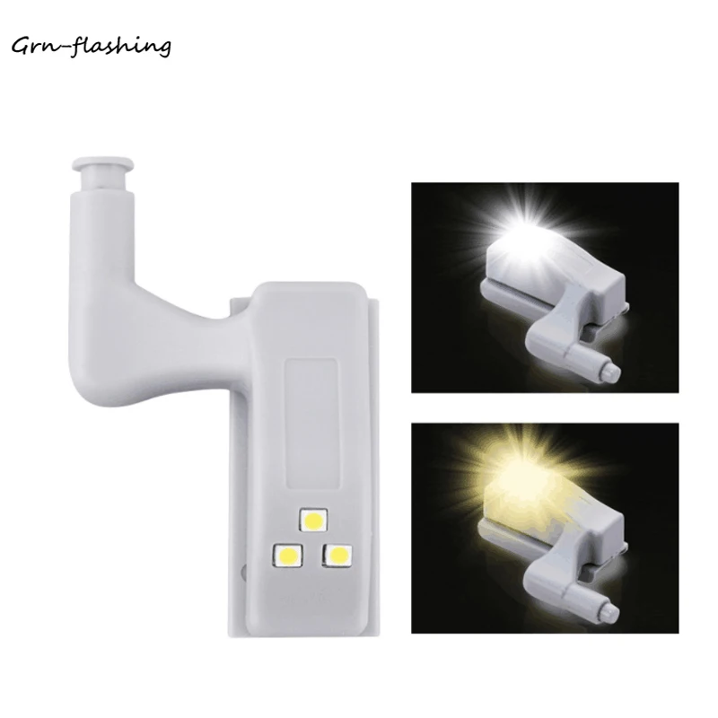 

5/10pcs LED Motion Sensor Cabinet Light 0.3W Door Inner Hinge Night Lamp for Cupboard Wardrobe Closet Kitchen Bedroom