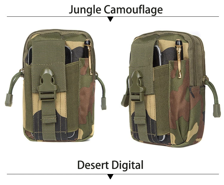 Мужская тактическая Сумка Molle, поясная сумка на талию, маленький карман, военная сумка для бега, сумки для кемпинга, бумажник для мобильного телефона, инструмент для путешествий