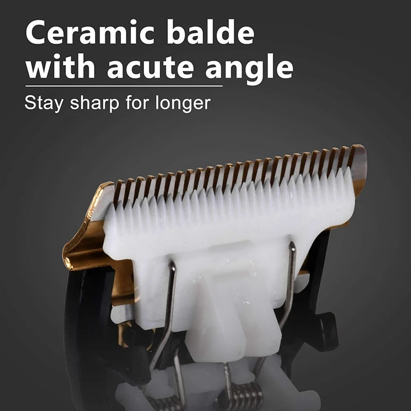 

SANQ Hair Clippers Professional for Stylish Mens Cutting Kit,Professional Trimmer Waterproof with Display 6 Guide Combs